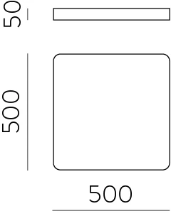 39W LED lubinis šviestuvas TURIN, juodas, 2700/3000/4000K, dimeriuojamas, P3761172NDP