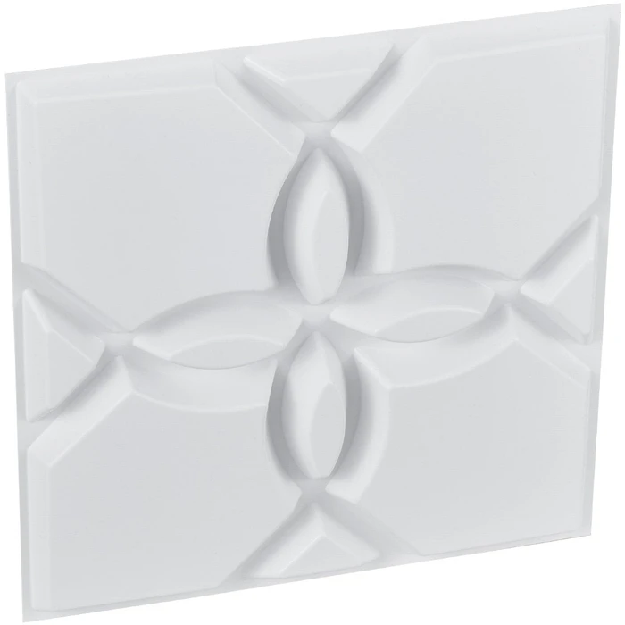VEVOR 3D sienų plokštės 33 vnt. 32 m² gėlių baltos