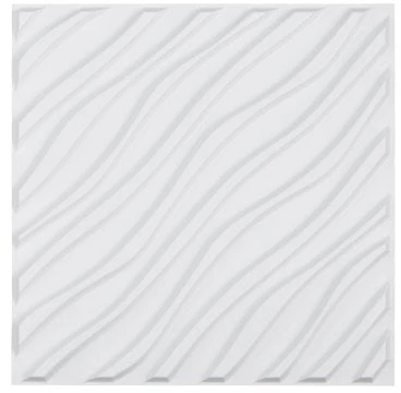 VEVOR 3D sienų plokštės 12 vnt. baltos PVC