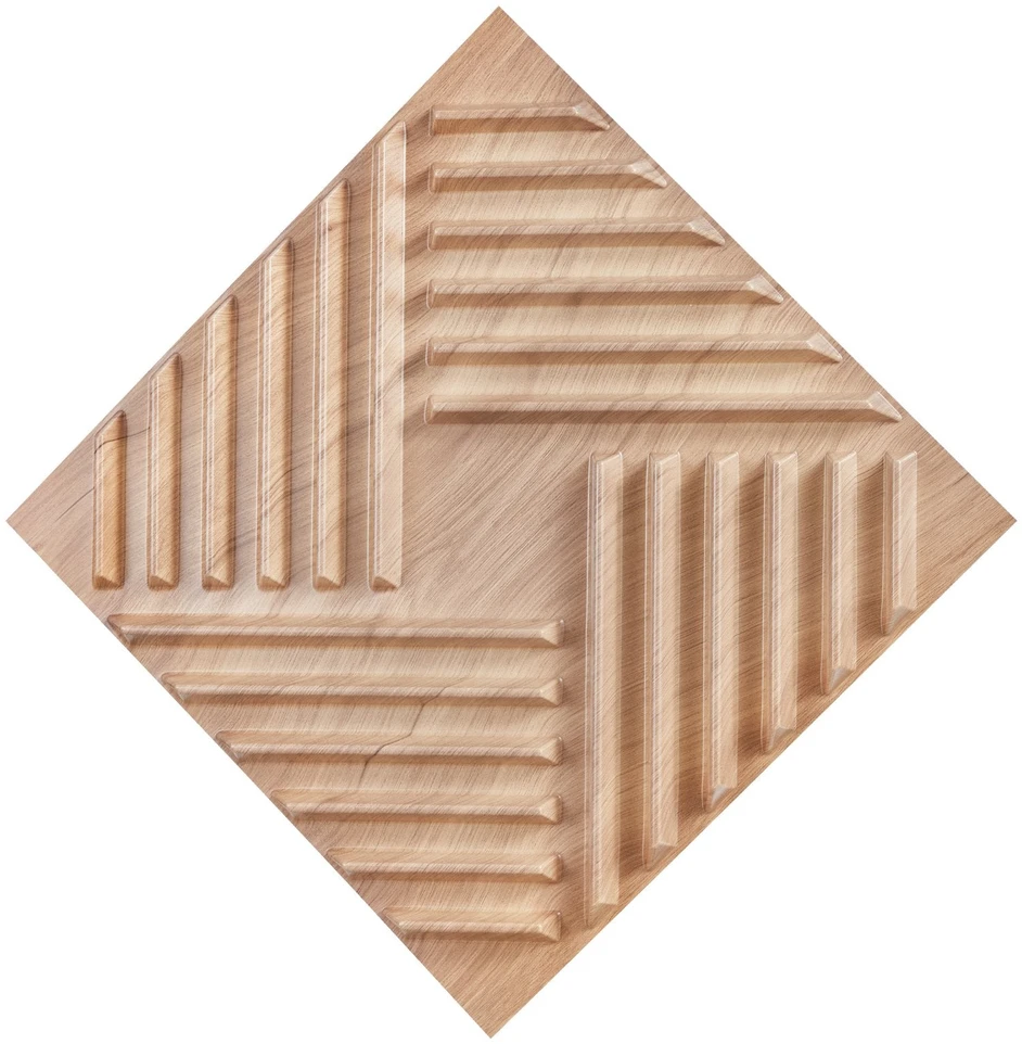 VEVOR 3D sienų plokštės 12-vnt 50x50 cm PVC