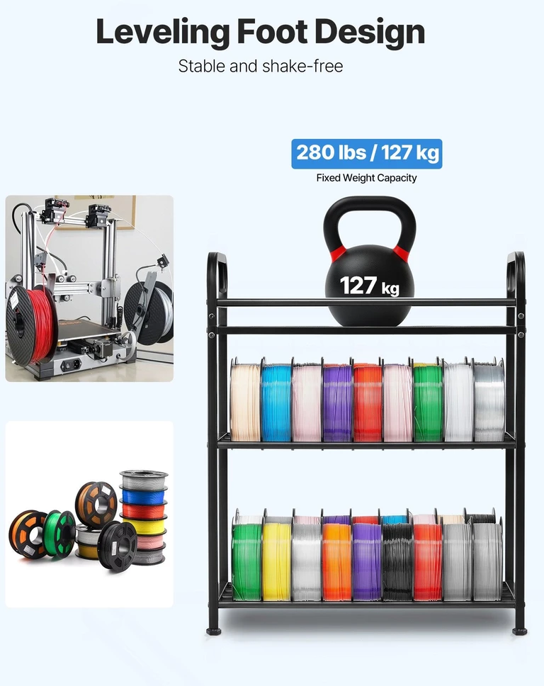 VEVOR 3D spausdintuvo siūlų laikymo stovas
