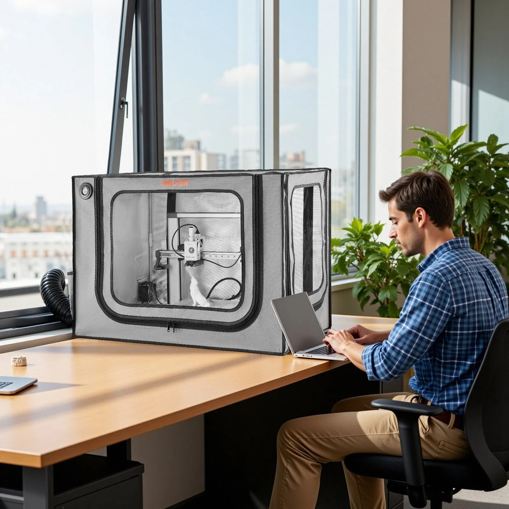 VEVOR 3D spausdintuvo dėklas su ventiliacija