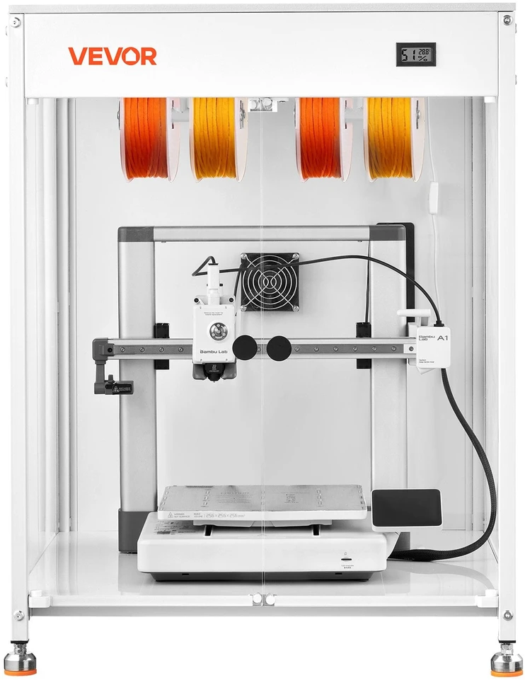 VEVOR 3D spausdintuvo dėžė su ventiliacija
