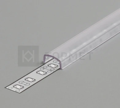3m LED juostos profilio dangtelis i-click, matinis