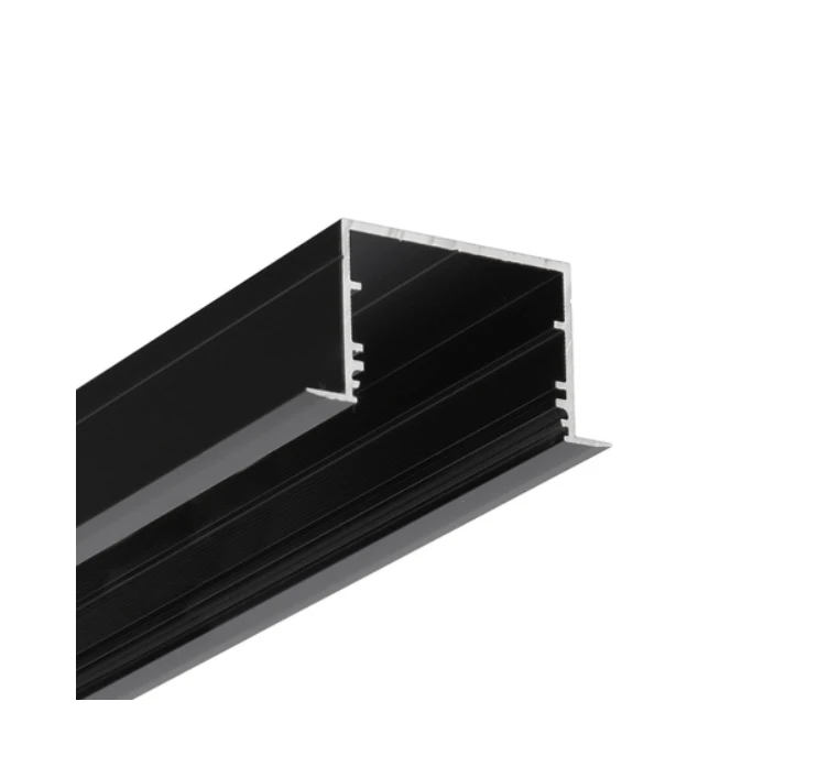 3m LED juostos profilio VARIO30-07, juodai anoduotas.