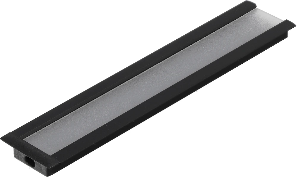 3m LED juostos profilis BEGTIN12 J/S, juodai anoduotas