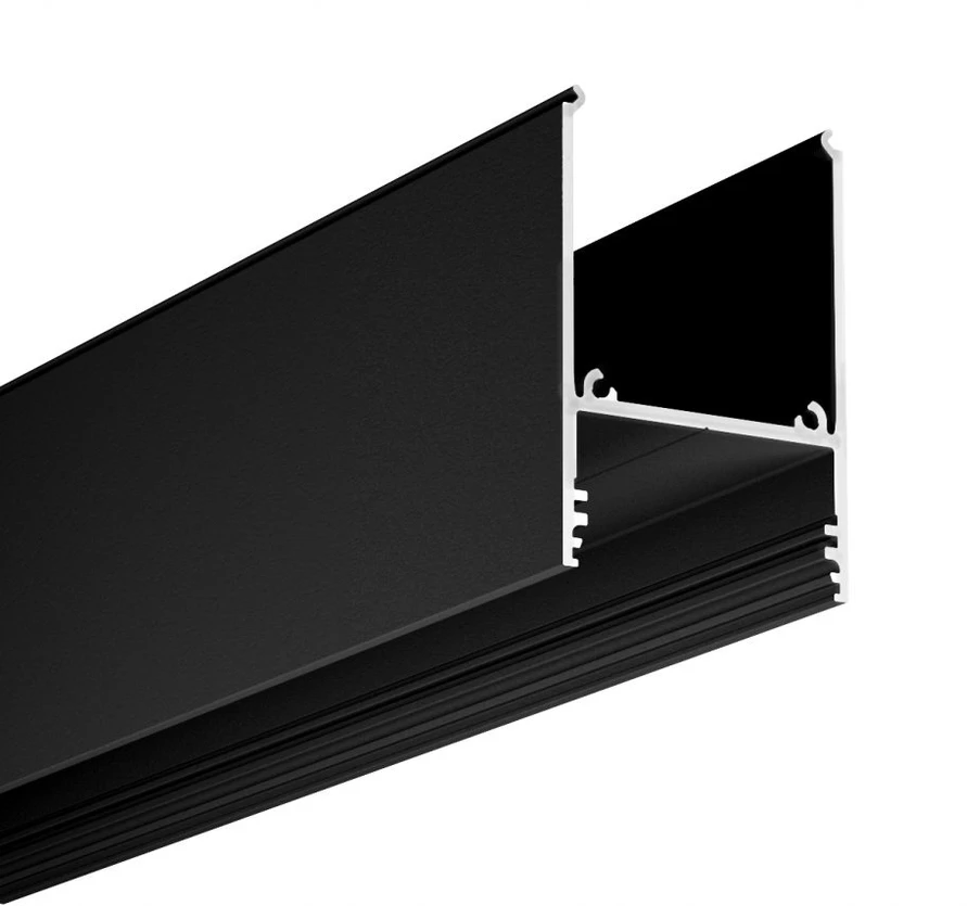 3m LED juostos profilis COMBO30-01, juodas