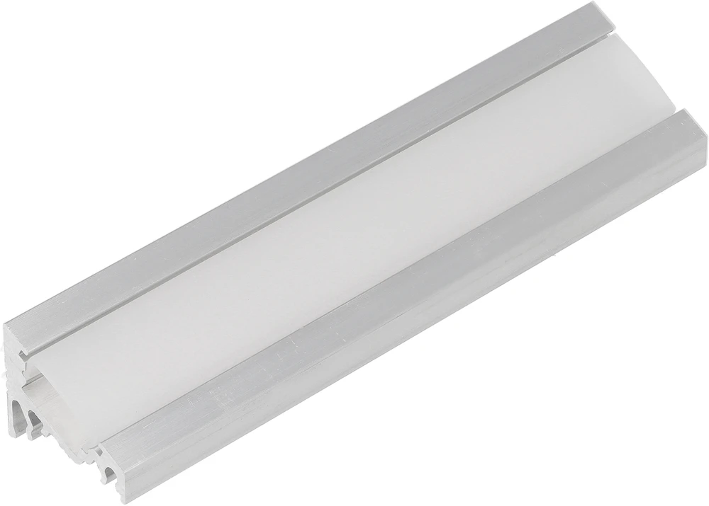 3m LED juostos profilis CORNER10 BC/UX, neanoduotas aliuminis