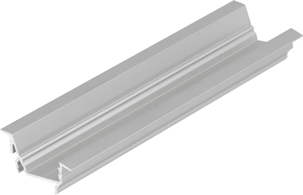 3m LED juostos profilis DIAGONAL14 F/TY, anoduotas aliuminis