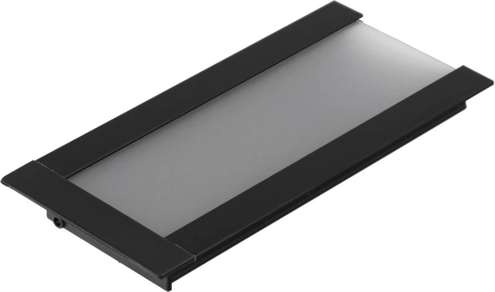 3m LED juostos profilis FLAT8 H/UX, juodai anoduotas