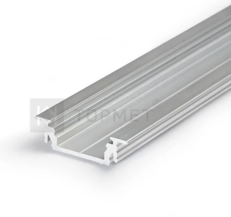 3m LED juostos profilis GROOVE14 EF/TY, neanoduotas aliuminis