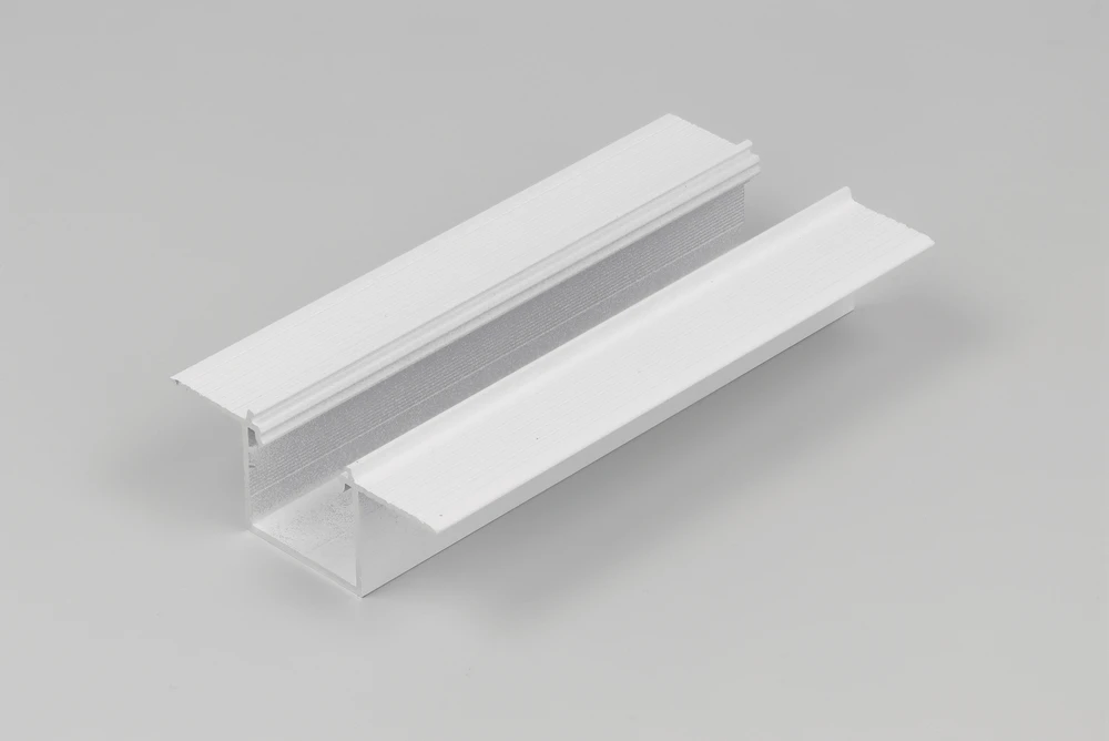 3m LED juostos profilis LINEA-IN20 TRIMLESS EF, baltai dažytas