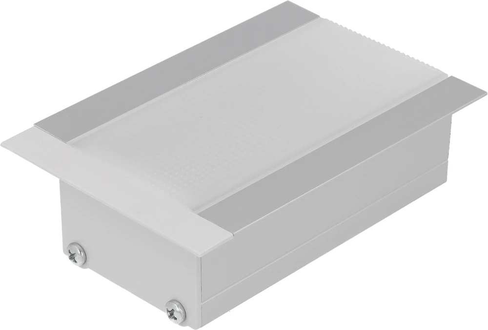 3m LED juostos profilis PHIL, įleidžiamas, anoduotas