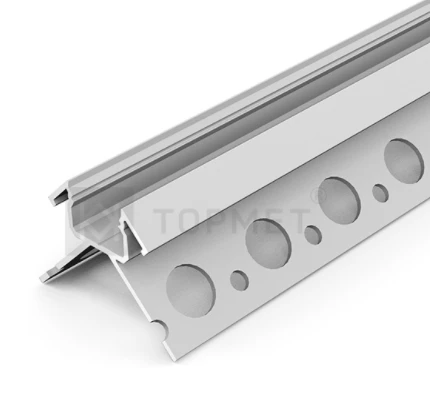 3m LED juostos profilis UNI-TILE12 C PLUS, 270 laipsnių, anoduotas aliuminis