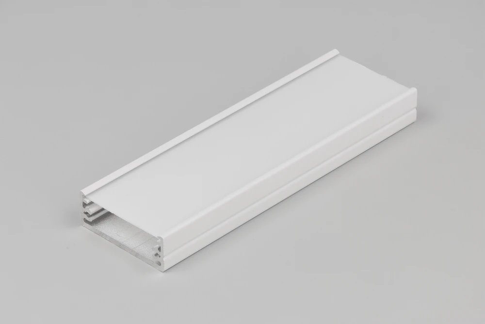 3m LED juostos profilis WIDE24 G/W, baltai dažytas