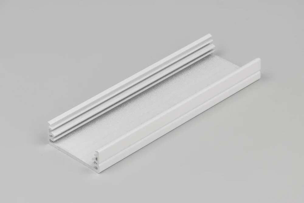 3m LED juostos profilis WIDE24 G/W, baltai dažytas