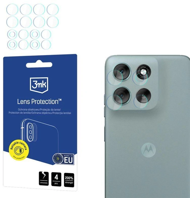 3Mk apsauga 3mk hibridinis objektyvo apsauginis stiklas Motorola Moto G56 kameros objektyvui