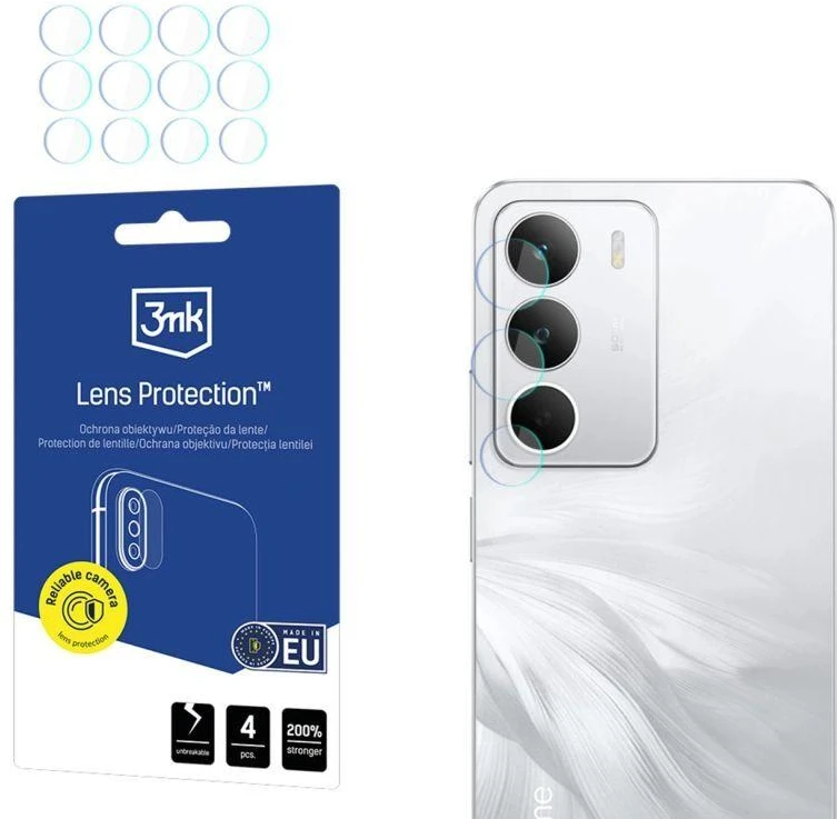 3mk objektyvo apsaugos kameros stiklas, skirtas „Realme C71“