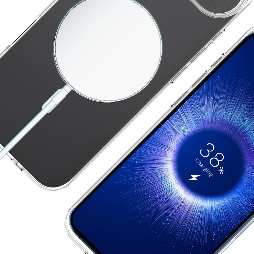 Dėklas 3Mk Apsauginis 3mk „Armor MagCase“, skirtas „iPhone 17 Air“ – skaidrus