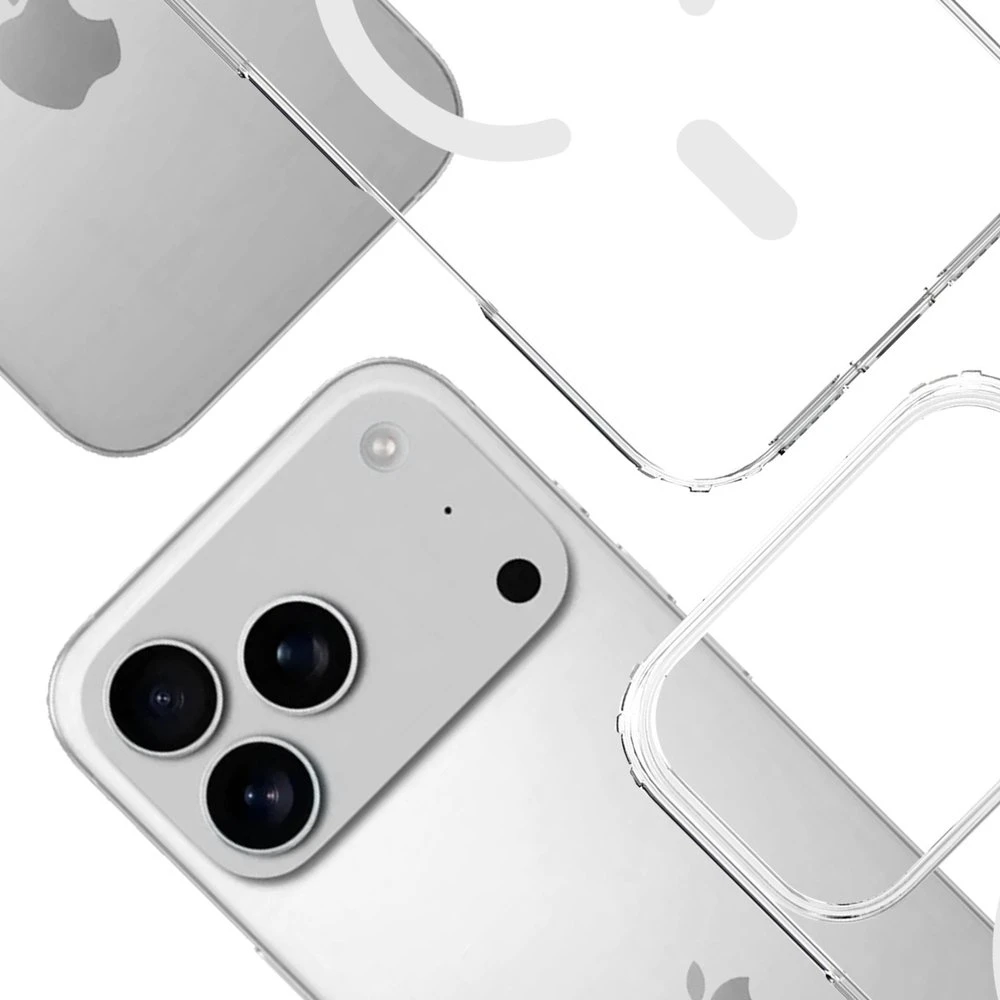 Dėklas 3Mk Apsauginis 3mk „Armor MagCase“, skirtas „iPhone 17 Pro“ – skaidrus