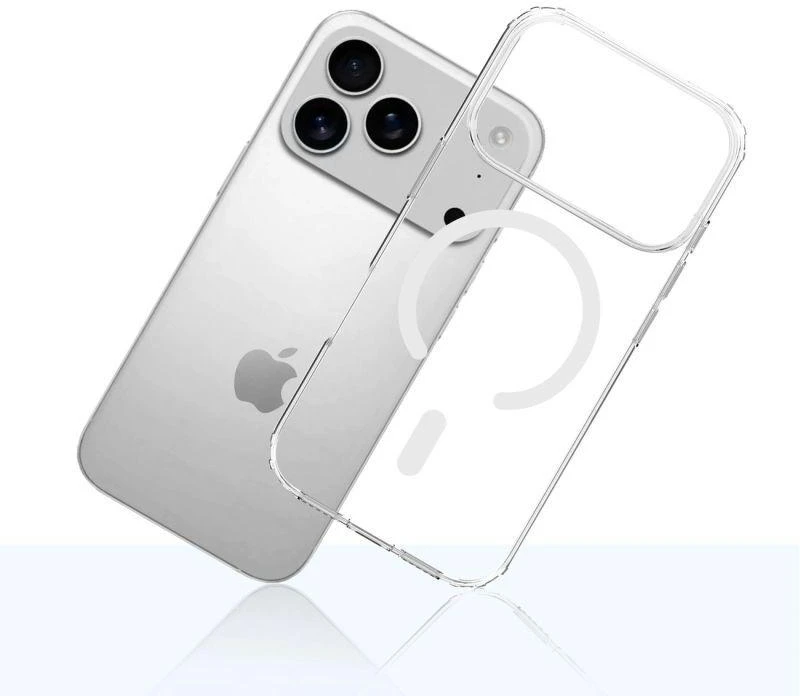 Dėklas 3Mk Apsauginis 3mk „Armor MagCase“, skirtas „iPhone 17 Pro“ – skaidrus