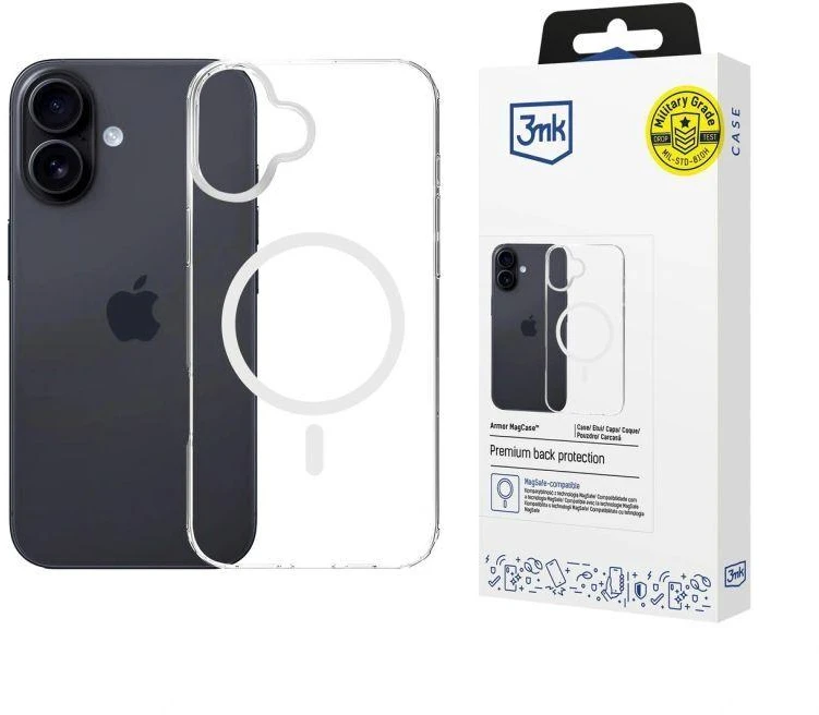 3mk Armor MagCase iPhone 17 - skaidrus