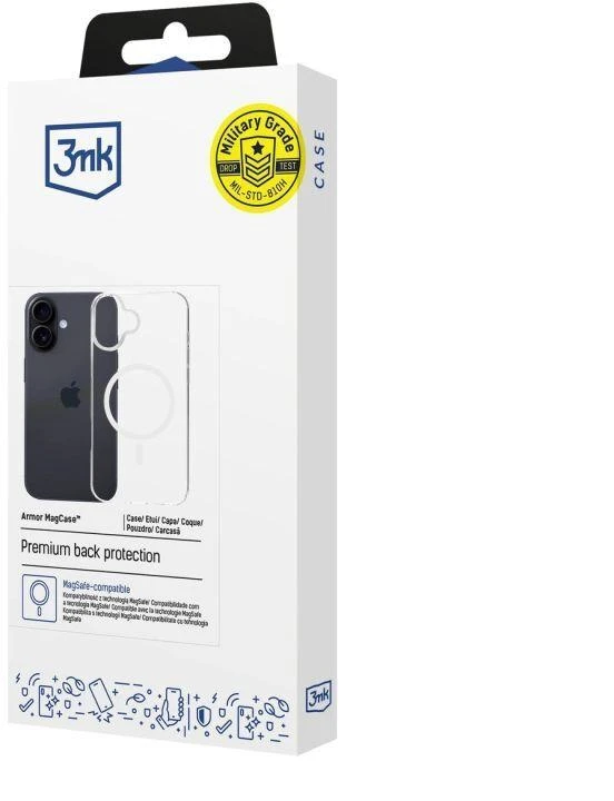 3mk Armor MagCase iPhone 17 - skaidrus