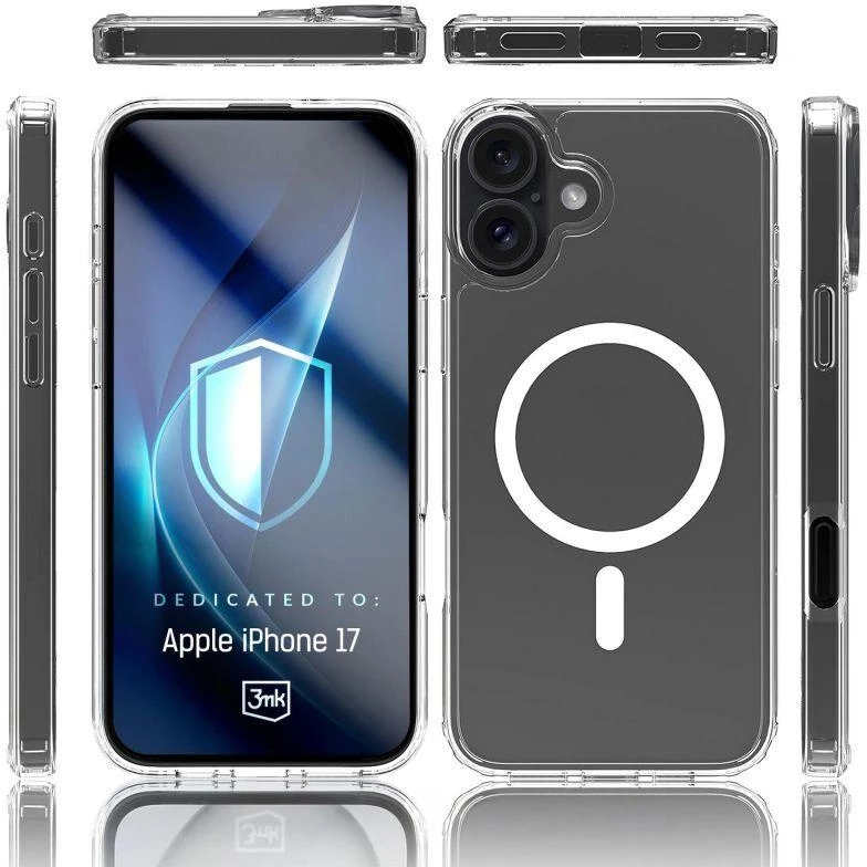 3mk Armor MagCase iPhone 17 - skaidrus