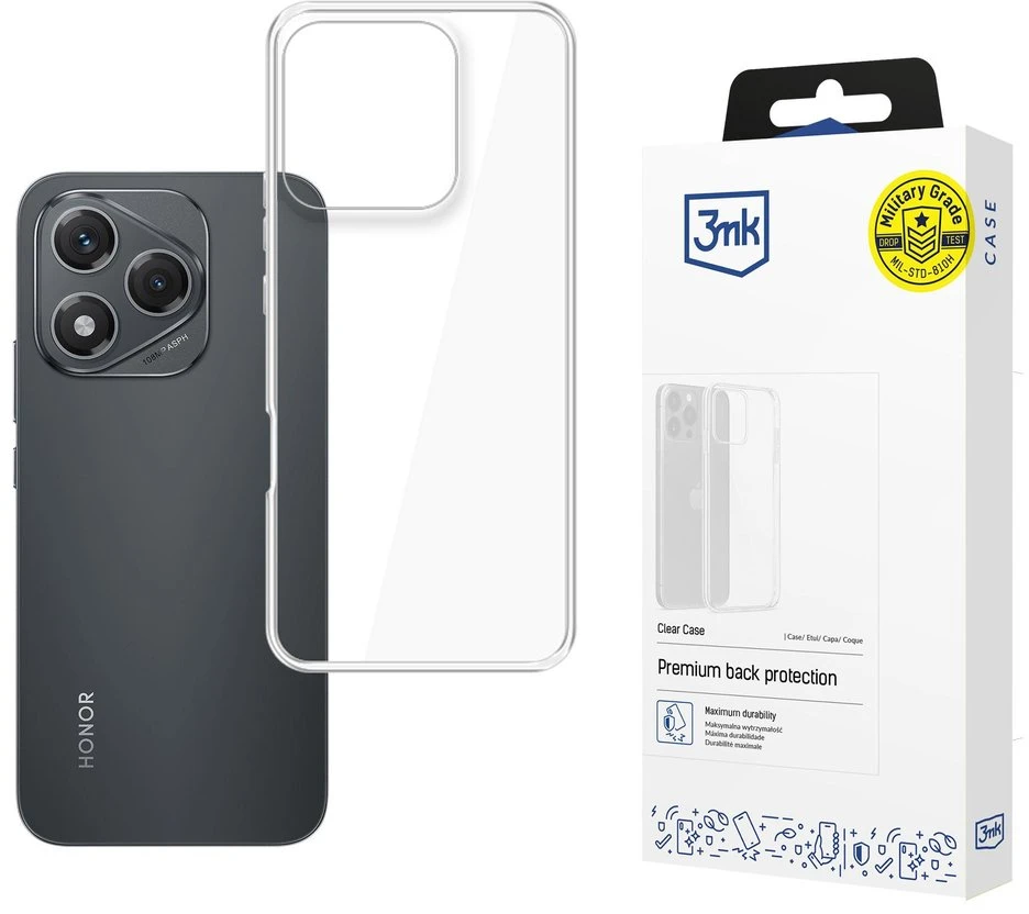 3Mk apsauginis 3mk skaidrus dėklas, skirtas „Honor 400 Lite“ - permatomas