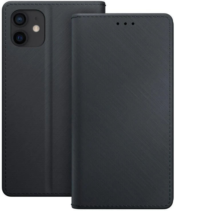3mk Wallet Apple iPhone 12 / 12 Pro - dėklas telefonui juodos spalvos