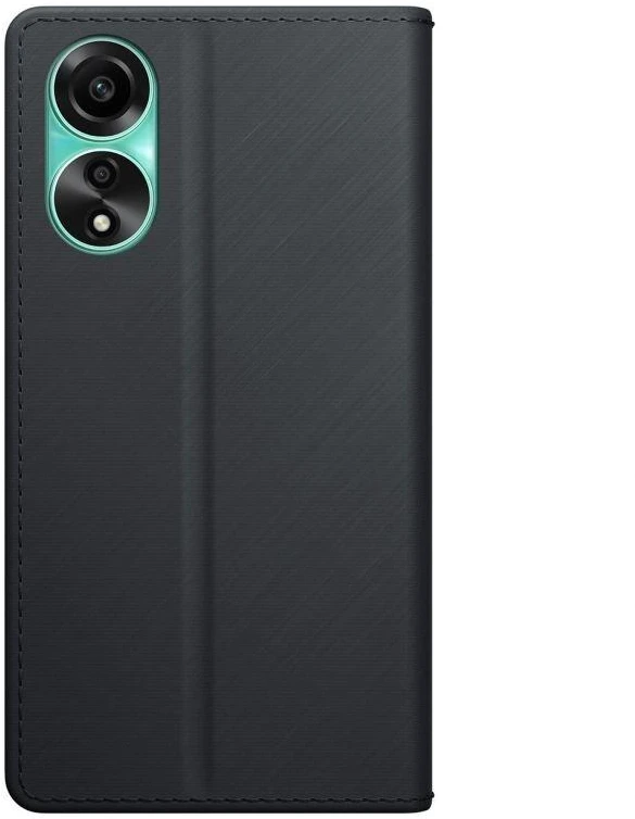 3MK Wallet Oppo A78 4G dėklas telefonui juodos spalvos