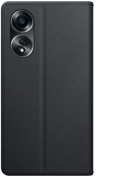 3MK Wallet Oppo A58 4G dėklas telefonui juodos spalvos