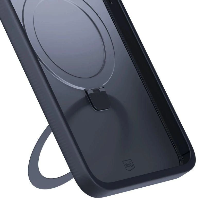 3Mk apsaugos 3mk dūminis dėklas su magnetu ir stovu iPhone 17 - juodas