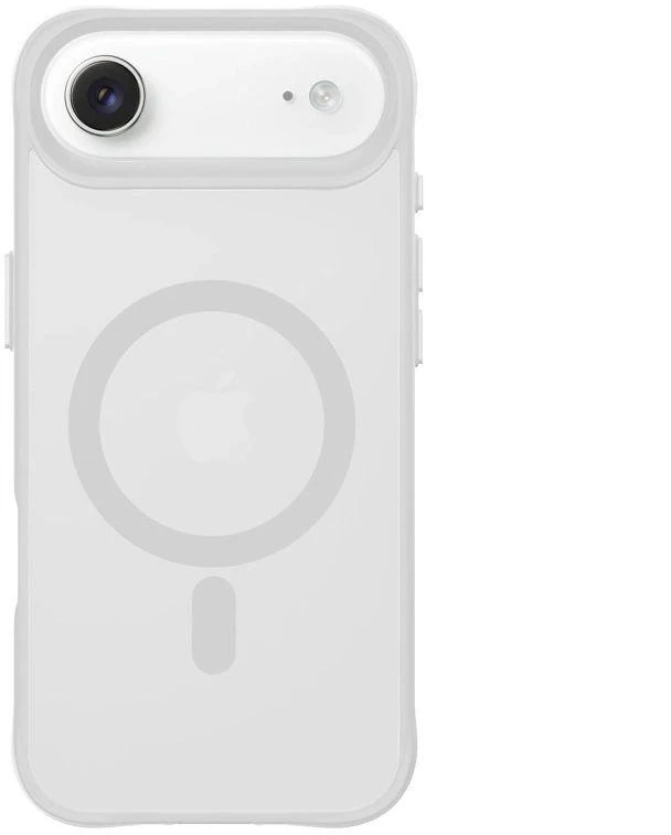 Dėklas 3Mk apsaugos 3mk dūminis „MagCase“, skirtas „iPhone Air“ – „Baltas-Translucent“