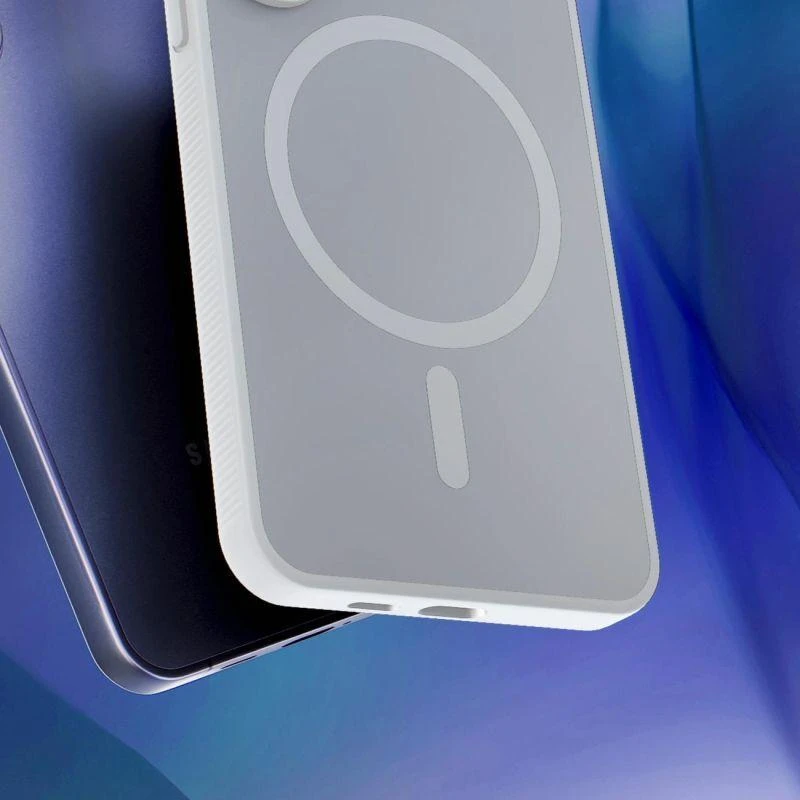 Dėklas 3Mk apsaugos 3mk dūminis „MagCase“, skirtas „iPhone Air“ – „Baltas-Translucent“
