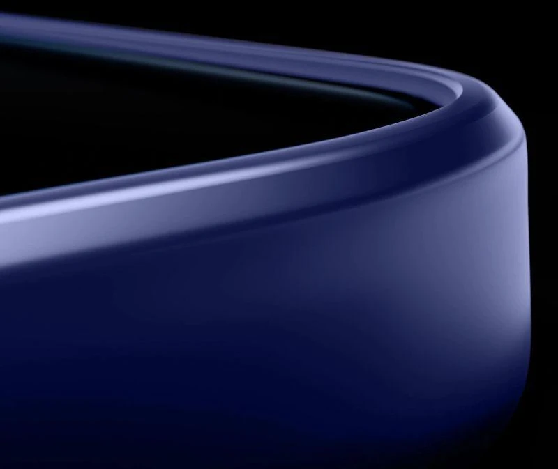 3mk Dūminis MagCase, skirtas iPhone 17 Pro - Mėlynas-Permatomas