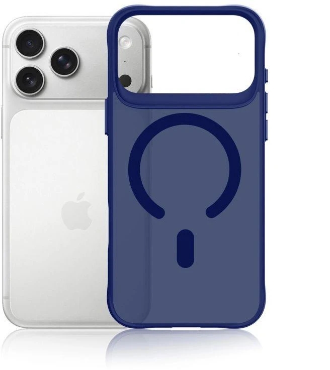 3mk Dūminis MagCase, skirtas iPhone 17 Pro - Mėlynas-Permatomas