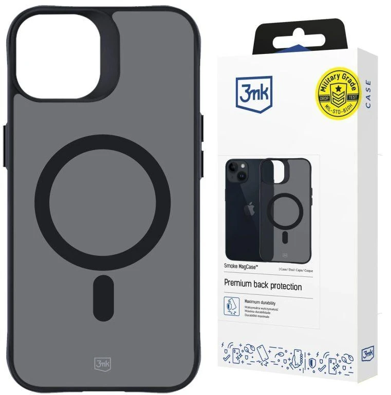 3MK Smoke MagDėklas Apple iPhone 13/14 6.1″