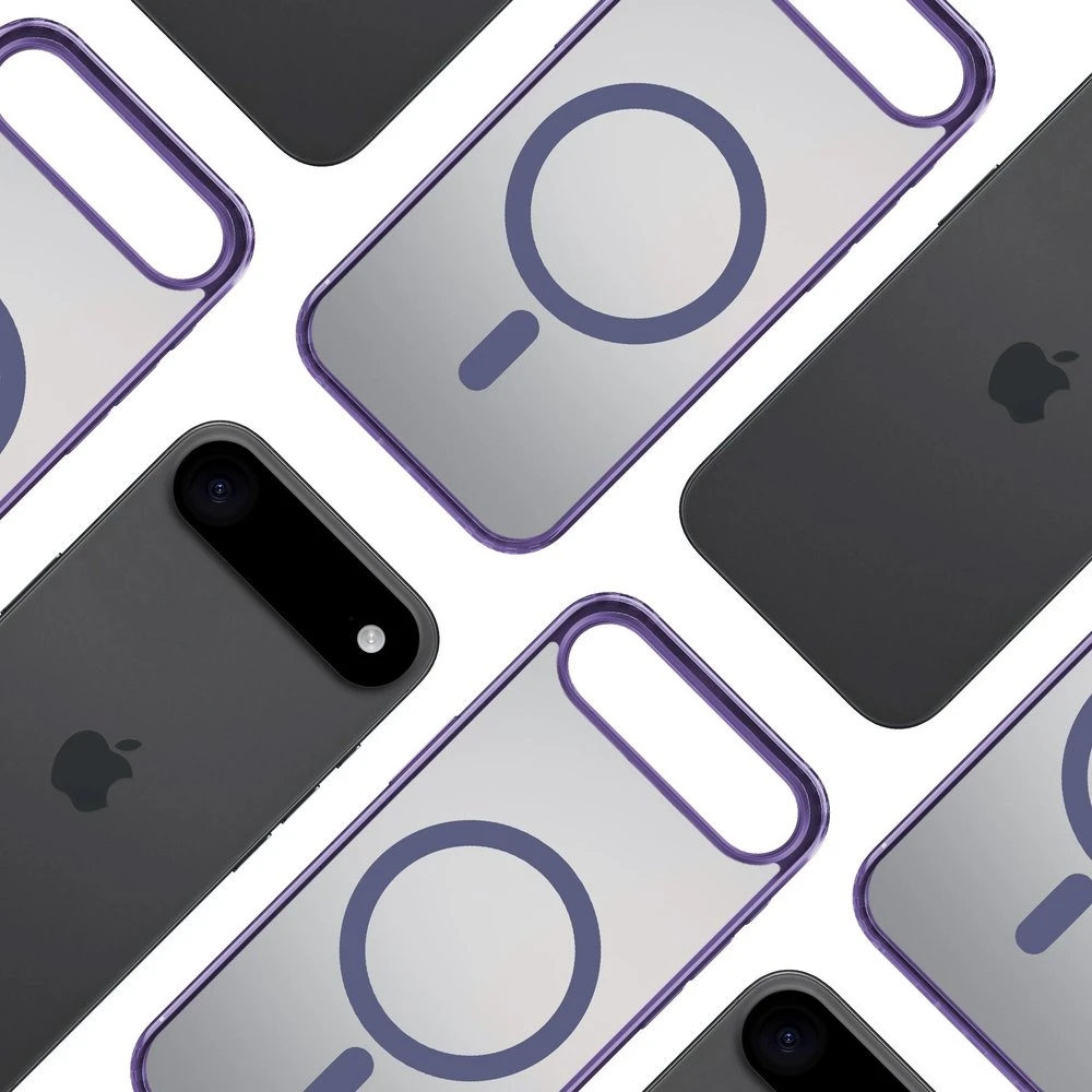 Case 3MK Frosty Magdėklas skirtas Apple Apple iPhone 17 Air violetinė