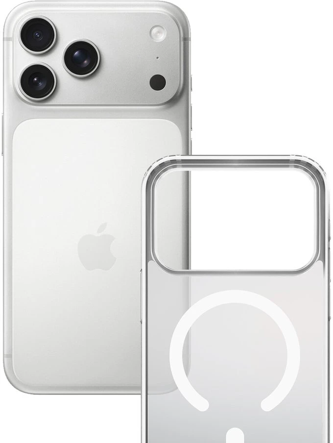 Dėklas 3MK Frosty Magdėklas skirtas Apple iPhone 17 Pro Max baltos spalvos