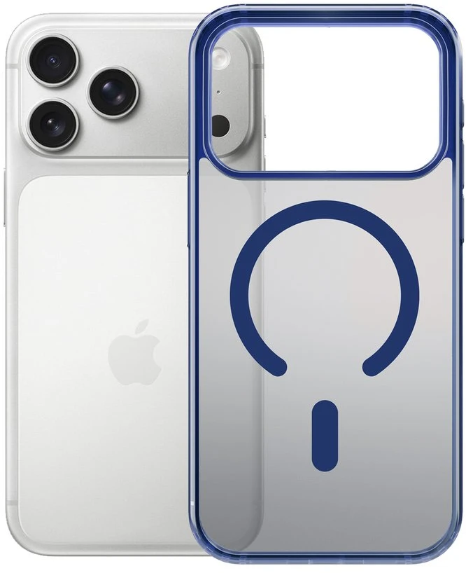 Dėklas 3MK Frosty MagDėklas iPhone 17 Pro mėlynas