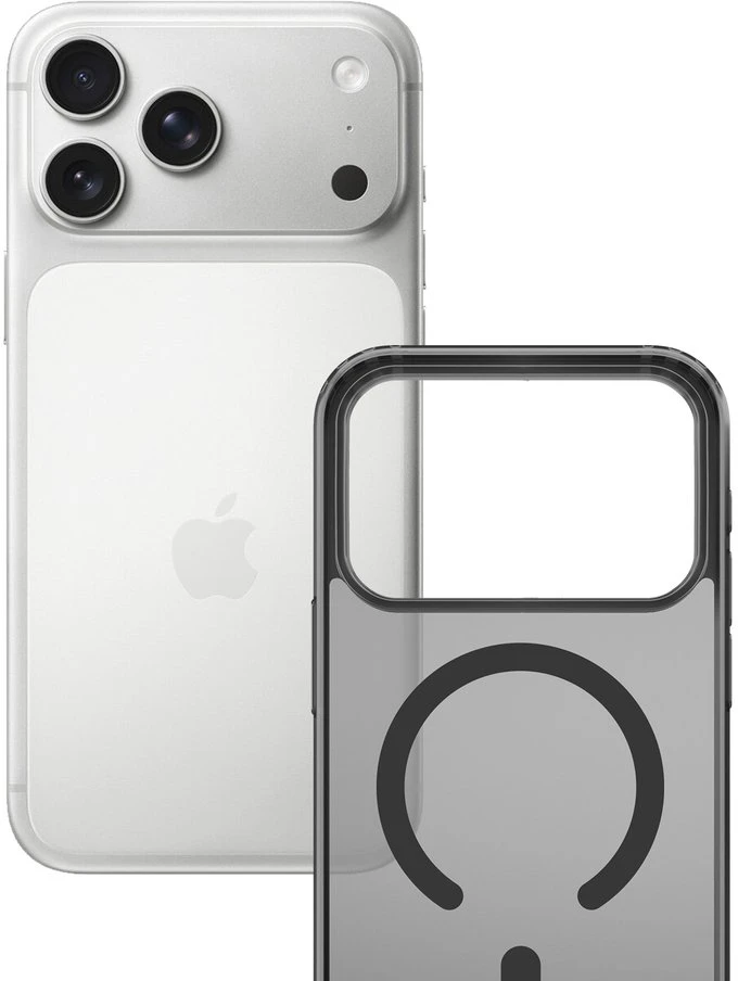 Dėklas 3mk Frosty MagCase Apple iPhone 17 Pro Max juodas