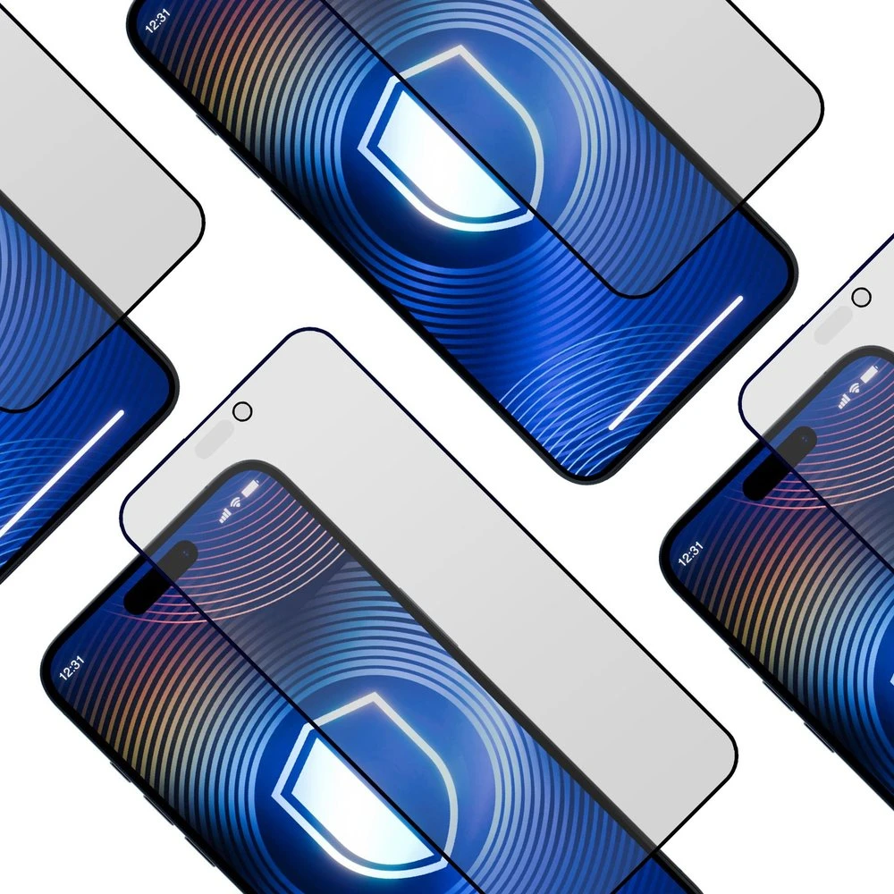 Prisodinimo stiklas 3MK HardGlass Matt Max Privacy sijonas Apple iPhone 17 Pro