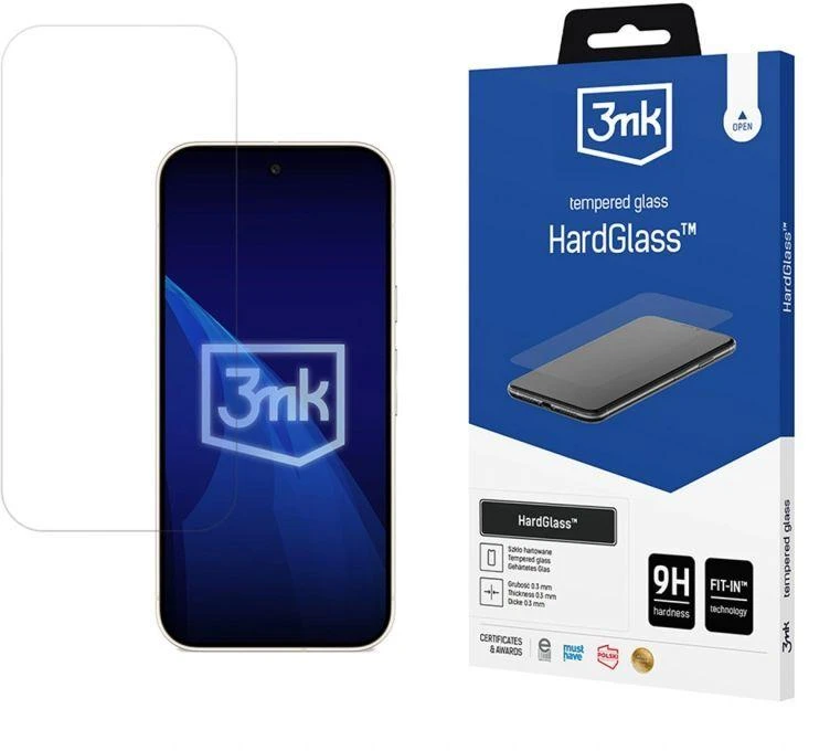 3Mk apsauga 3mk HardGlass™ grūdintas stiklas, skirtas „Google Pixel 11“ / „Pixel 11 Pro“