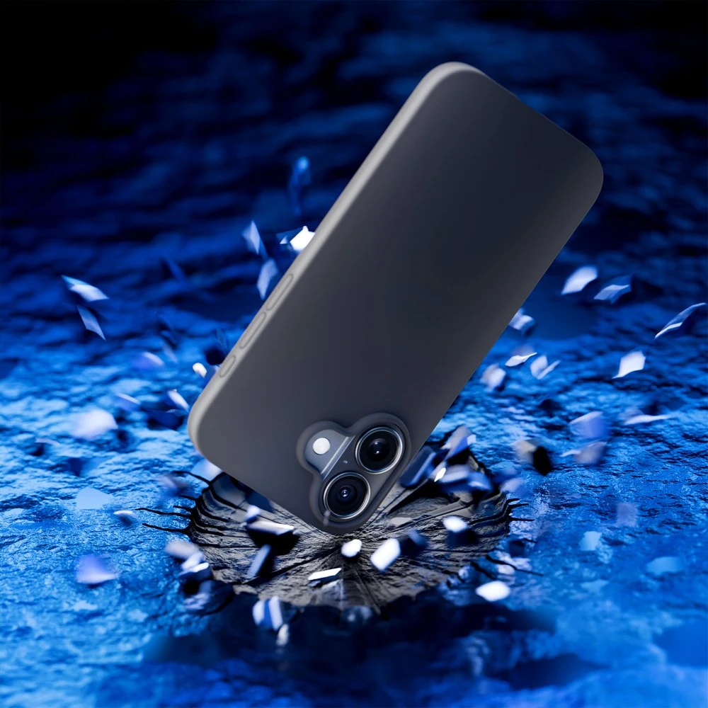Dėklas 3Mk Protection 3mk Hardy silikoninis „MagCase“, skirtas „iPhone 16 Plus“ – pilkas