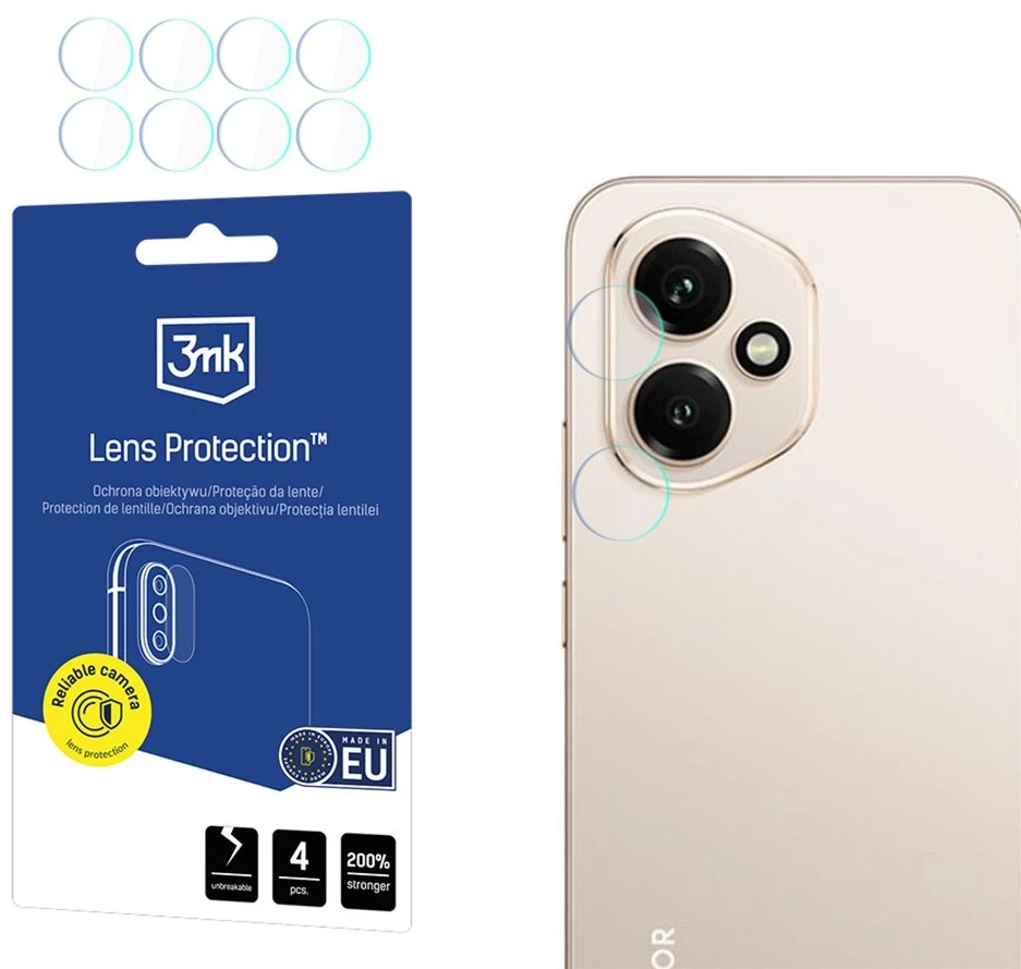 3Mk apsauga 3mk hibridinis objektyvo apsauginis stiklas „Honor 400“ kameros objektyvui