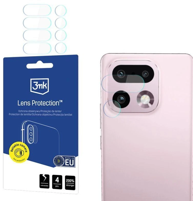 3mk hibridinis objektyvo apsaugos stiklas „Realme 16 Pro+ 5G“ kameros objektyvui