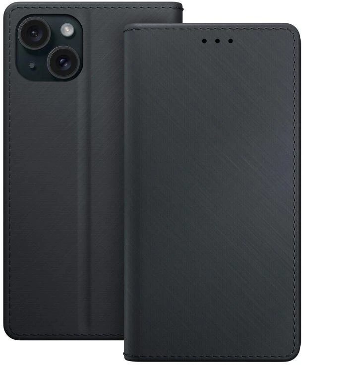 3mk Wallet Apple iPhone 15 - dėklas telefonui juodos spalvos
