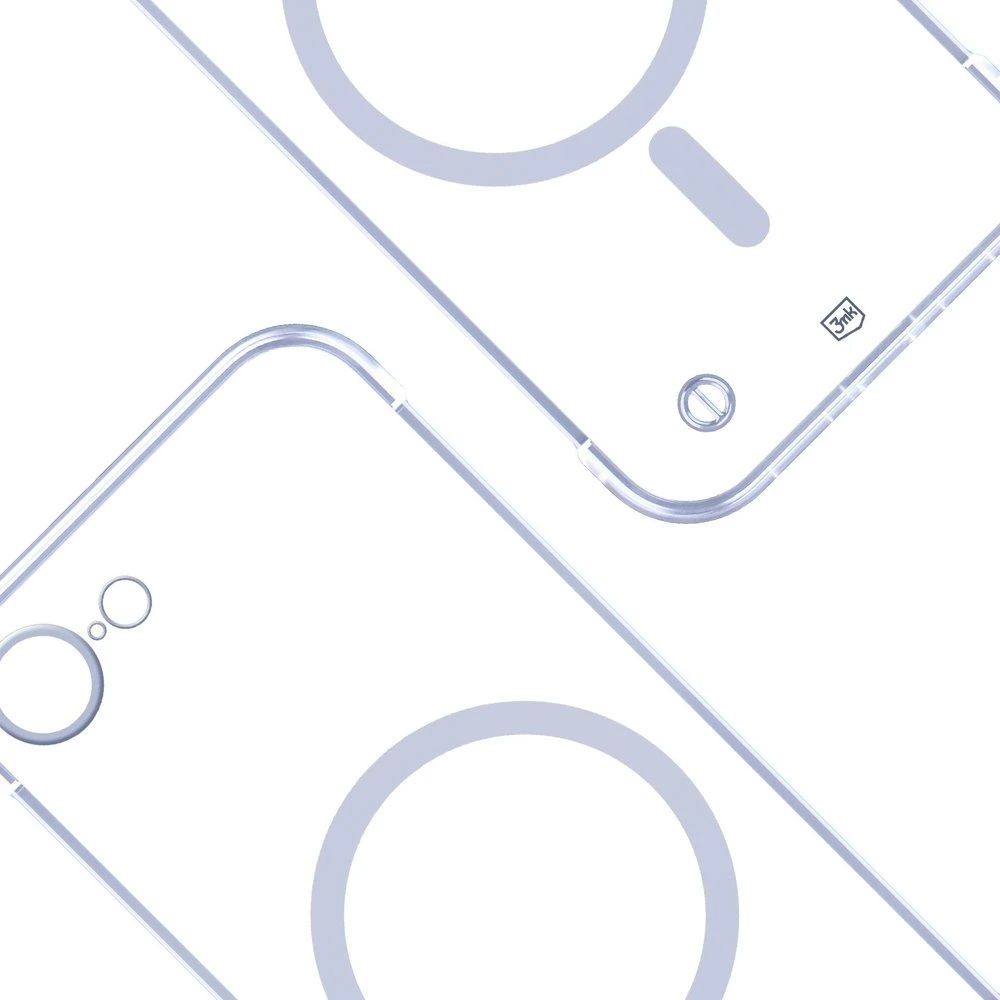 Dėklas 3Mk apsauginis 3mk Just20g MagCase, skirtas iPhone 16E - skaidrus