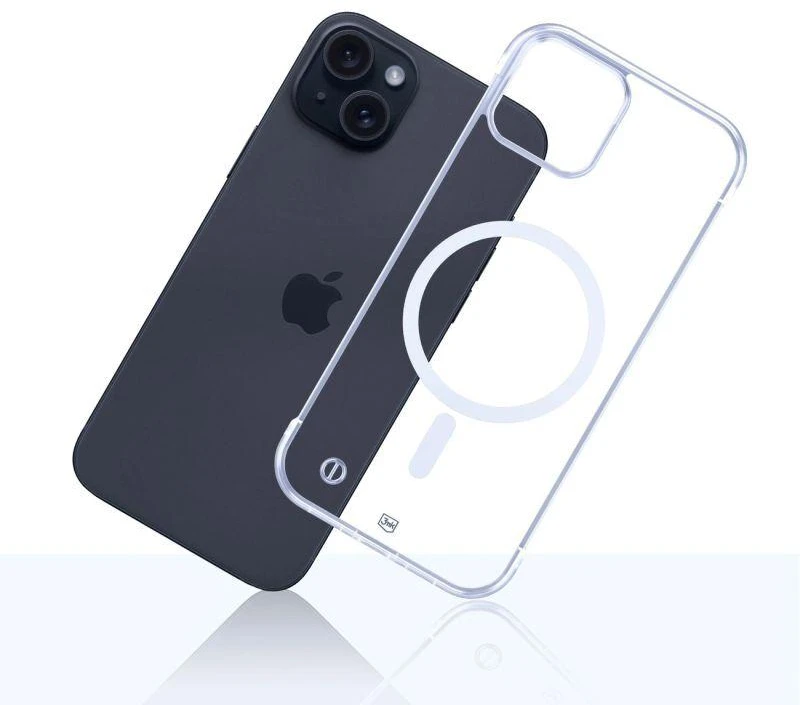 Dėklas 3Mk apsauga 3mk Just20g MagCase iPhone 15 Plus - skaidrus